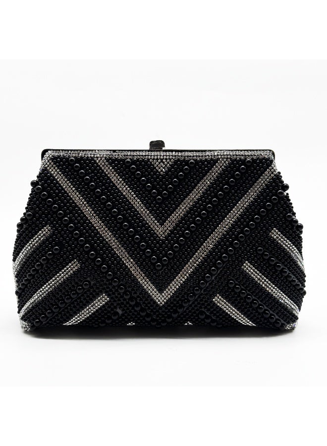 She Clutch pearl chevron - Image 4